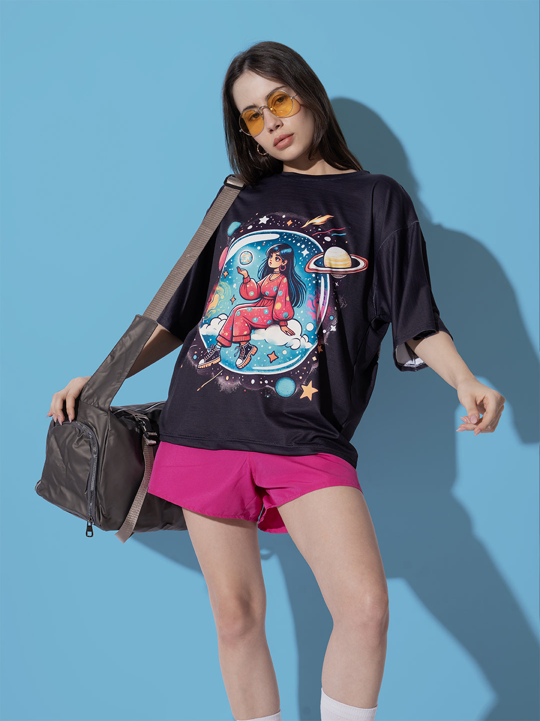 Space Dreamer Short Oversized T-Shirt