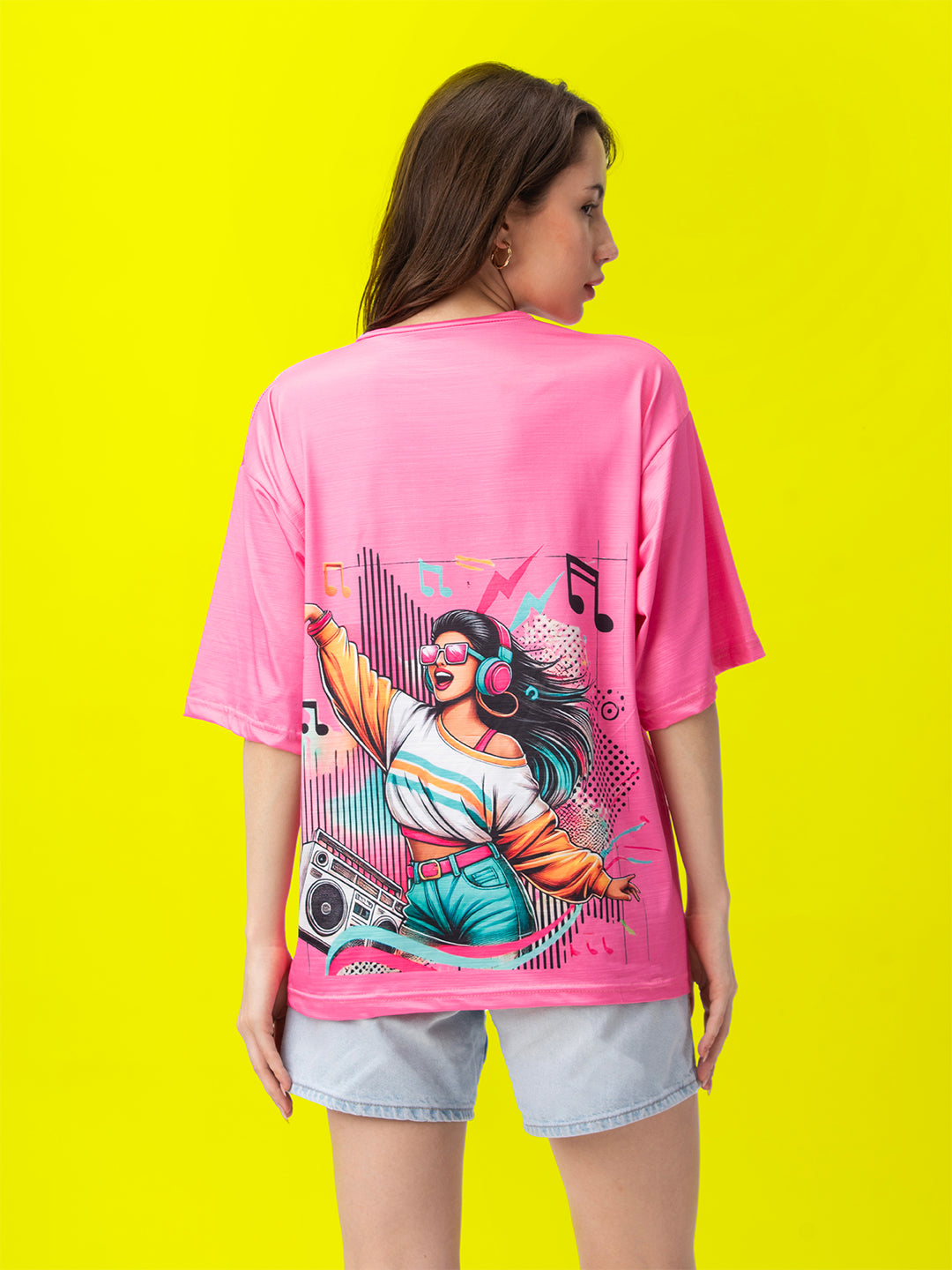 Music Magic Short Oversized T-Shirt