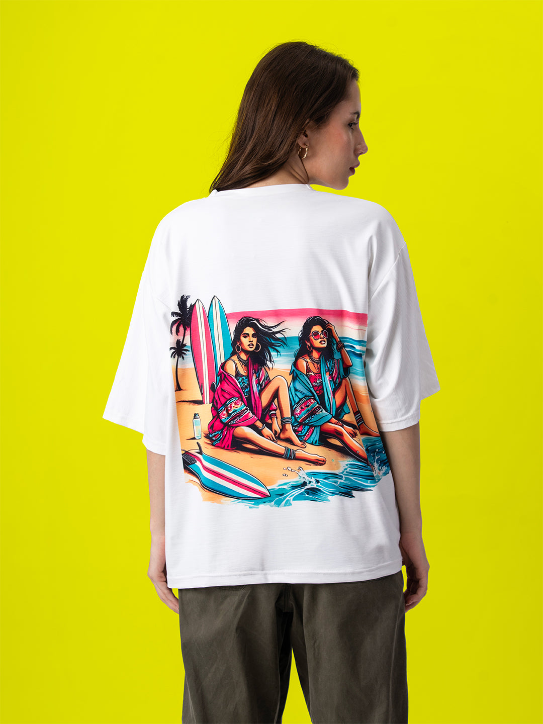 Beach Day Short Oversized T-Shirt