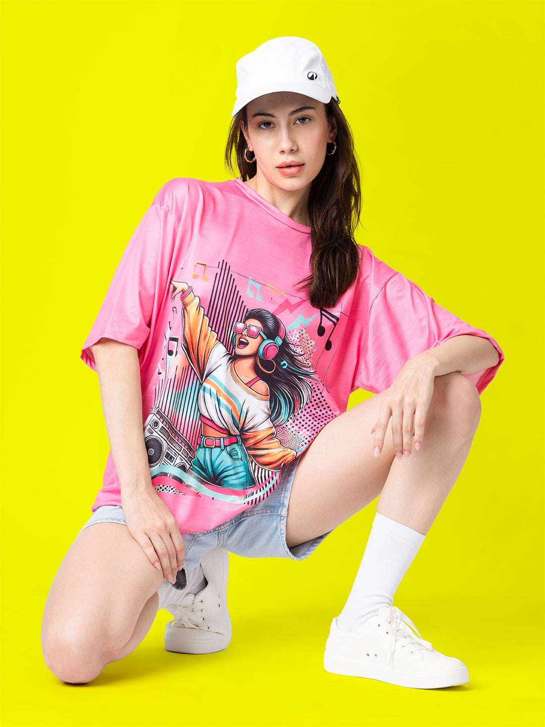 Music Magic Short Oversized T-Shirt