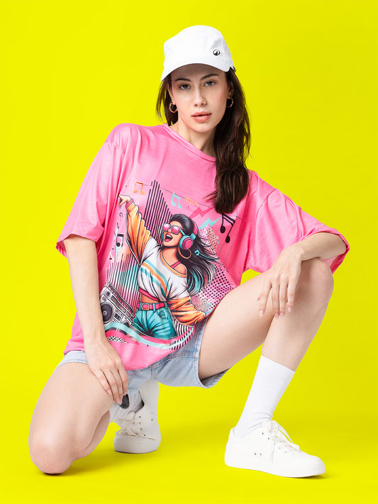 Music Magic Short Oversized T-Shirt